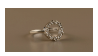 The Forget-Me-Not 'Wreath' Silver Ring