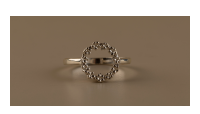 The Forget-Me-Not 'Wreath' Silver Ring