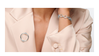 The Forget-Me-Not 'Wreath' Silver Brooch