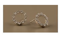 The Forget-Me-Not 'Wreath' Silver Stud Earrings