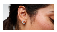 The Forget-Me-Not 'Wreath' Silver Stud Earrings