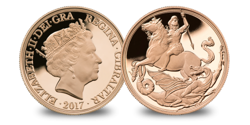 The 200th Anniversary of the 'Saint George and the Dragon' design on a Gold Sovereign The 200th Anniversary of the 'Saint George and the Dragon' design on a Gold Sovereign