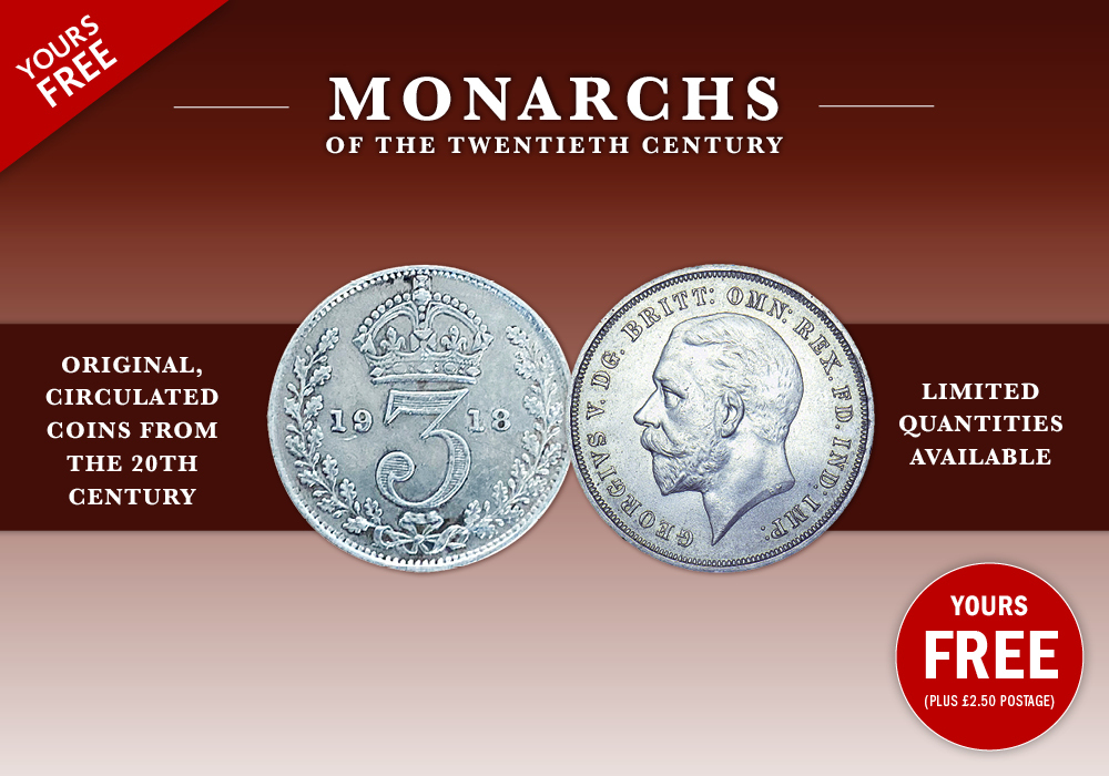 FREE The King George V Silver Threepence