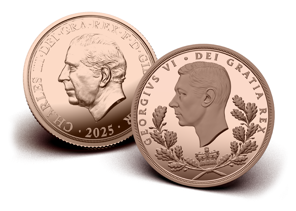 The George VI 'The Unexpected Sovereign' Proof Gold Quarter Sovereign