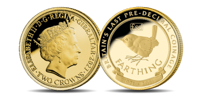 Countdown to Decimal Day Gold Farthing 