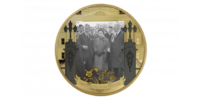 Her Majesty A life in pictures - 'Her Tears' Fairmined Gold layered Coin