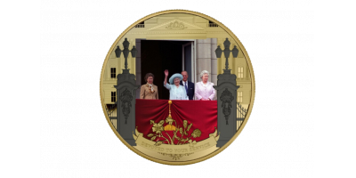 Her Majesty A life in pictures - 'Her Beloved' Fairmined Gold layered Coin