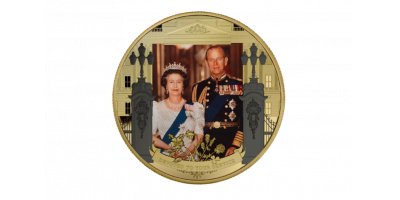 Her Majesty A life in pictures - 'Her Strength & Stay' Fairmined Gold layered Coin