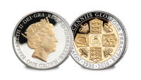 Her Majesty's 90th Birthday Crown Coin  by Raphael Maklouf