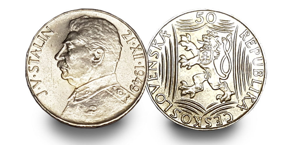 The Joseph Stalin Two Coin Set - Historically Unique The Joseph Stalin Two Coin Set - Historically Unique
