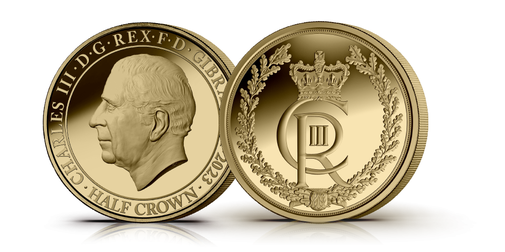  King Charles III Commemorative Coin Layered in pure 24-carat Fairmined Gold