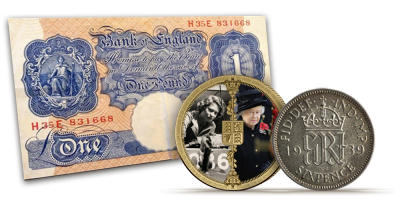 The King and Queen: 'Duty & Service' Commemorative Set