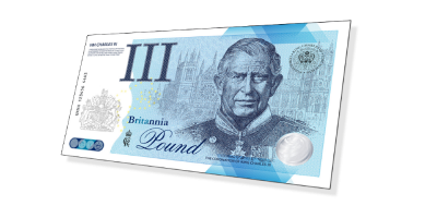 The Coronation of King Charles III Britannia Pound Note