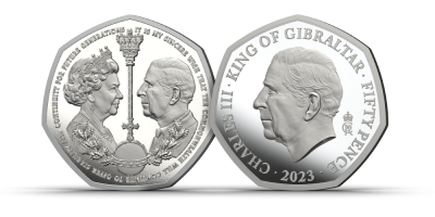 The King Charles III Coronation Commemorative Fifty Pence