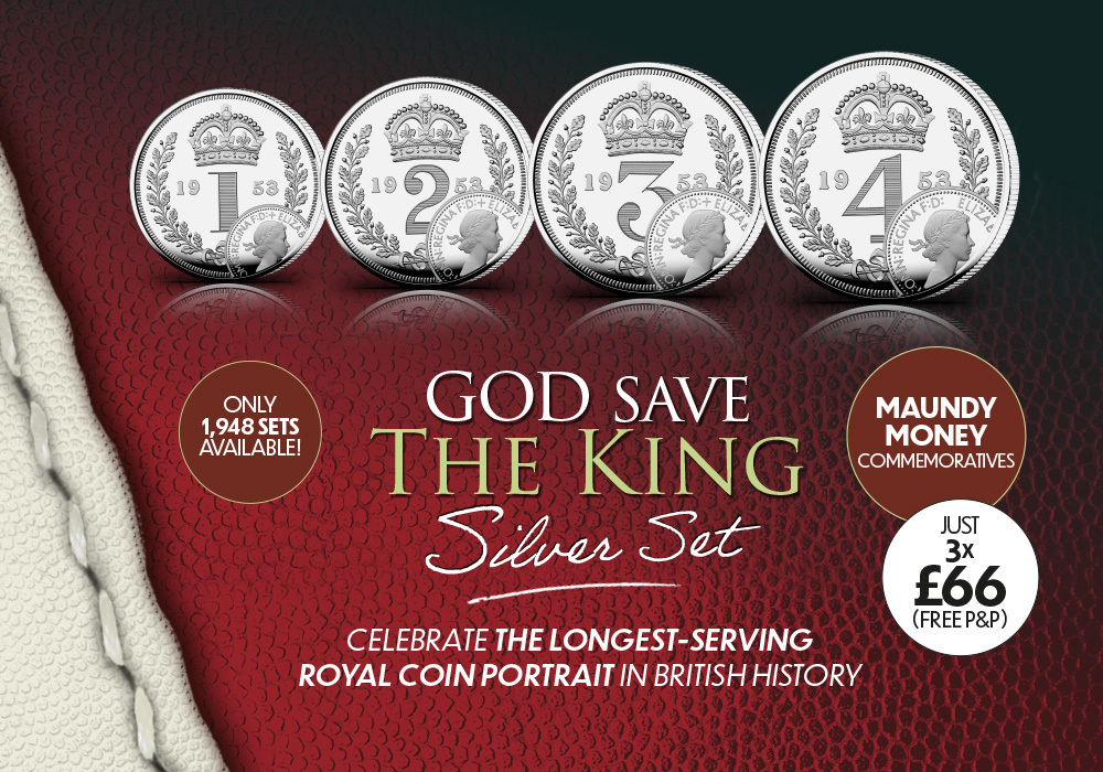 The 'God Save The King' Silver Royal Maundy Money Commemorative Set