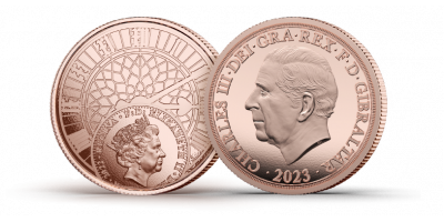 The 'Our New King: 1 Year On' Proof Quarter Sovereign