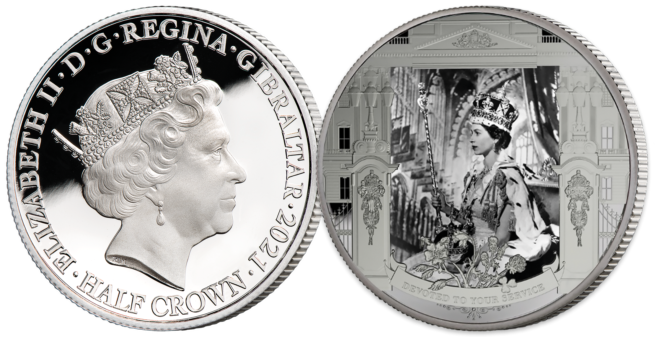 The photograph featured on the coin was taken on June 2nd, 1953, marking the formal beginning of what would become the longest reign in British history The photograph featured on the coin was taken on June 2nd, 1953, marking the formal beginning of what would become the longest reign in British history