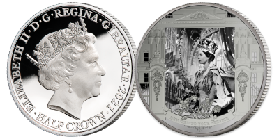 Her Majesty A life in pictures  'Her Oath' Free Coin 