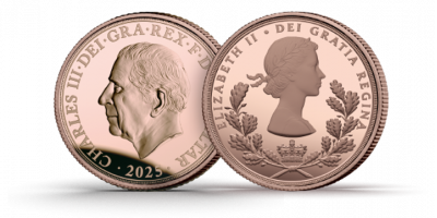 'Longest-Reigning Monarch Queen Elizabeth II' Gold Proof Quarter Sovereign