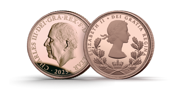 'Longest-Reigning Monarch Queen Elizabeth II' Gold Proof Quarter Sovereign