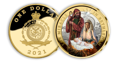 The Miracle of Bethlehem Christmas Coin 2021 