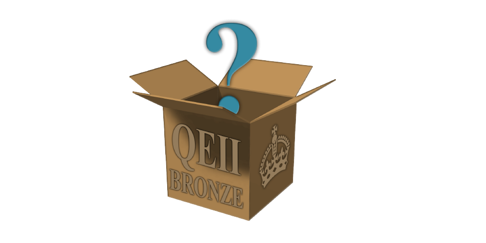 Bronze Queen Elizabeth Mystery Box