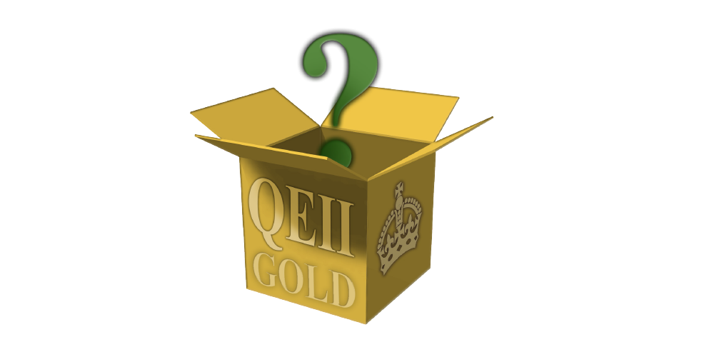 Queen Elizabeth Mystery Box Gold