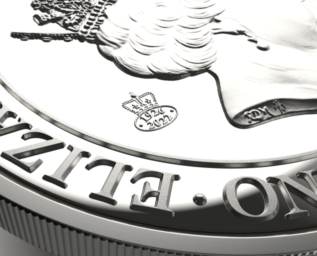 Our Queen Remembered Pure Silver Privy Mark