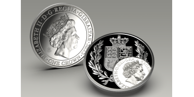 The 'Our Queen Remembered' - Pure Silver Crown 