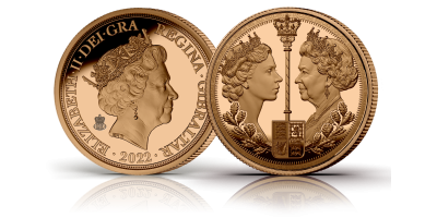 Our Sovereign Remembered - Gold Quarter Sovereign 