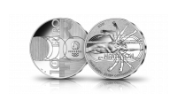  The Paris 2024 The Official Countdown Silver Coin Set - Natation