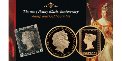 August Penny Black Gold Coin 1 Promo (2015) The Penny Black and 1⁄10 oz Gold Coin Set August Penny Black Gold Coin 1 Promo (2015) The Penny Black and 1⁄10 oz Gold Coin Set