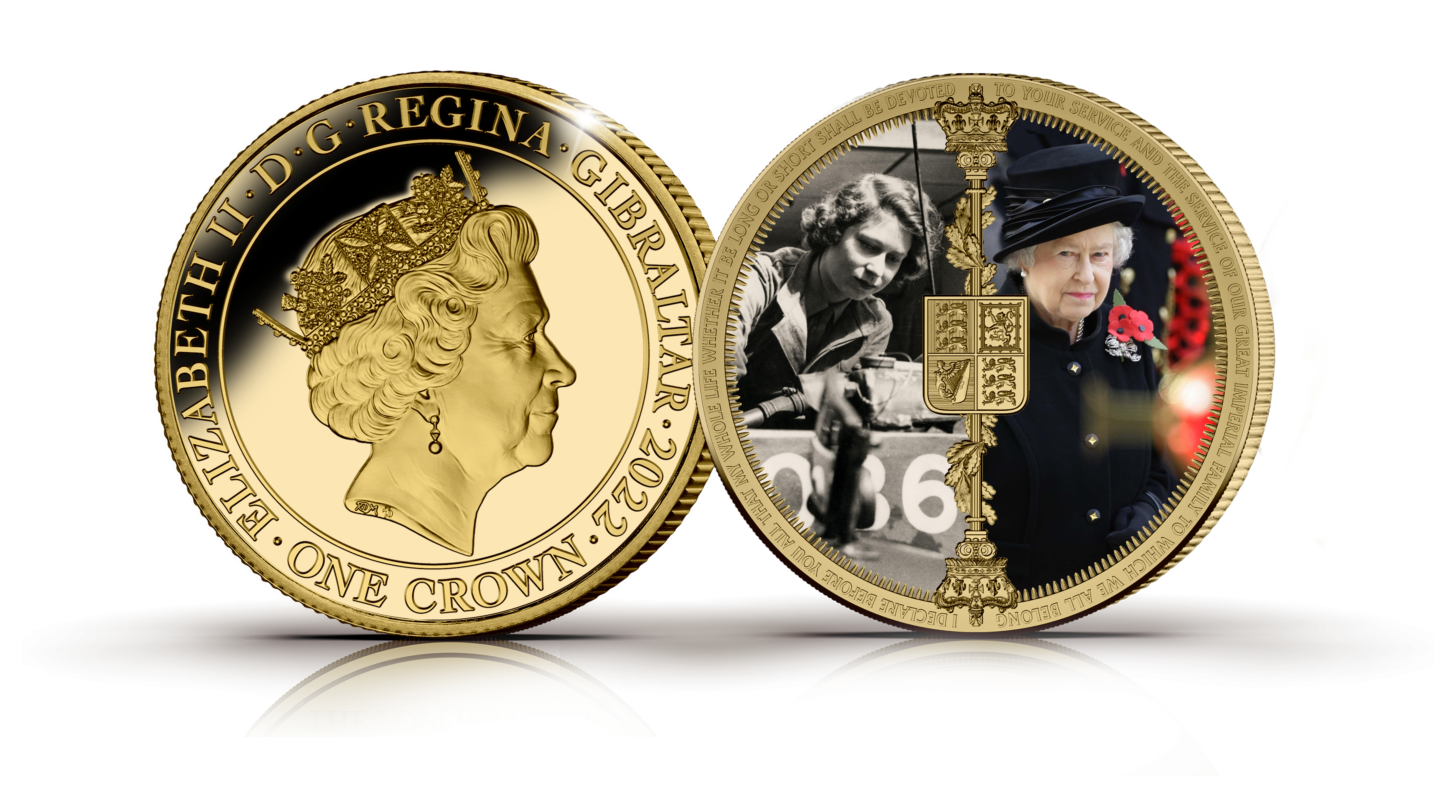 The Platinum Jubilee 'A Lifetime of Service' Coin