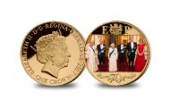 Platinum Wedding Anniversary 2010's  Photographic Coin
