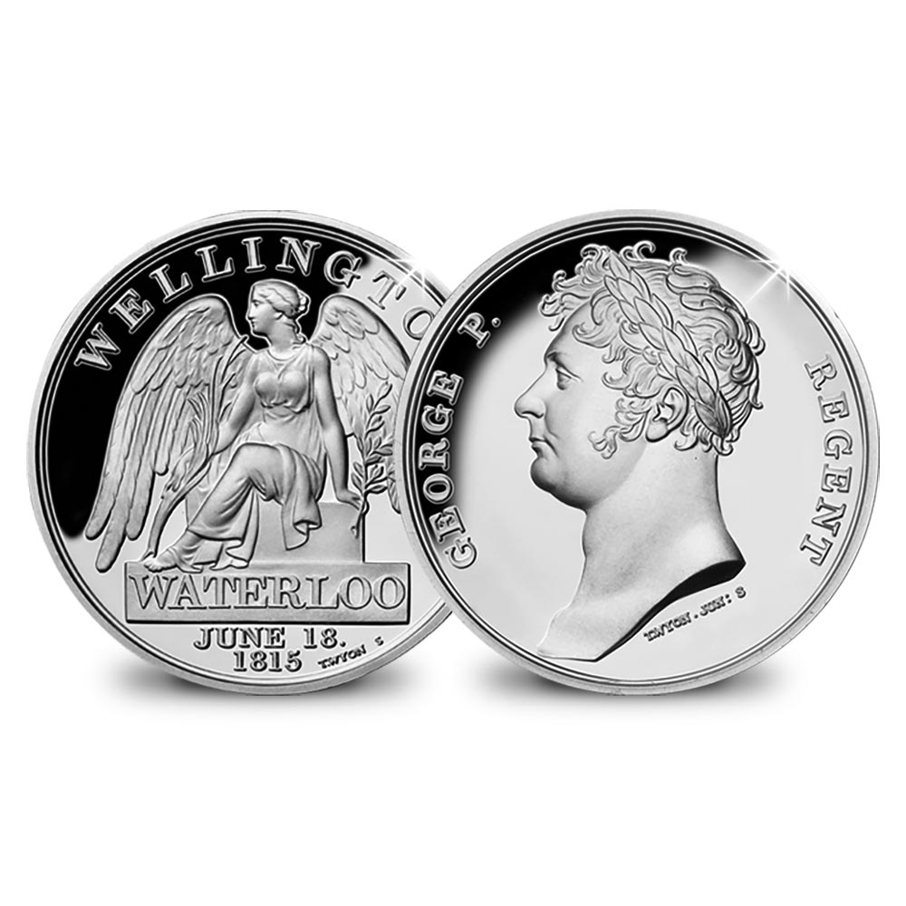 The Waterloo Campaign Medal in Silver The Waterloo Campaign Medal in Silver
