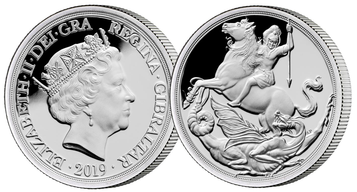 Worlds first silver sovereign 