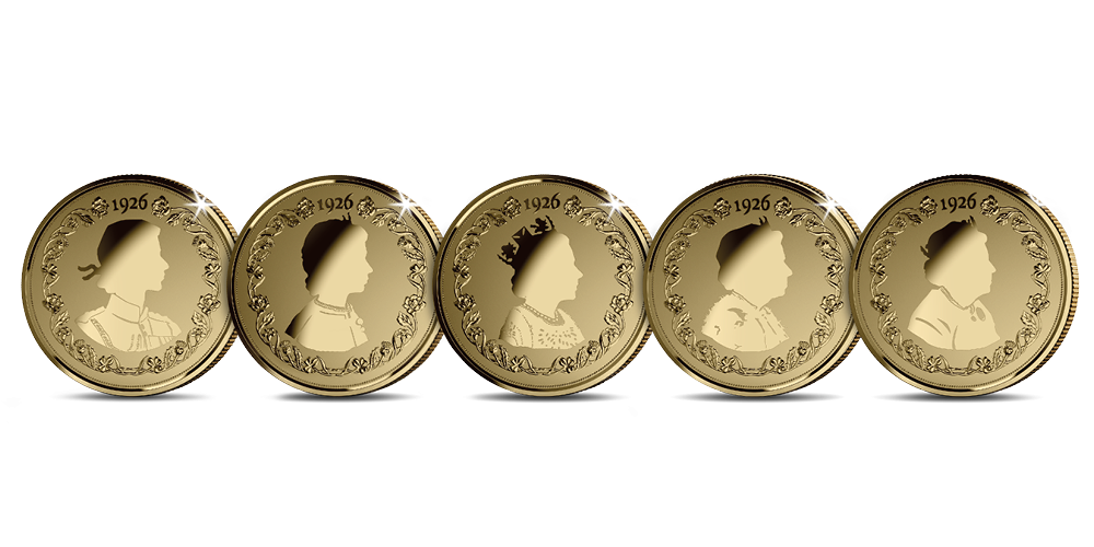 A brand-new and beautiful collection of exclusive coins featuring designs inspired by the portraits that defined Her Majesty Queen Elizabeth II’s era. A brand-new and beautiful collection of exclusive coins featuring designs inspired by the portraits that defined Her Majesty Queen Elizabeth II’s era.