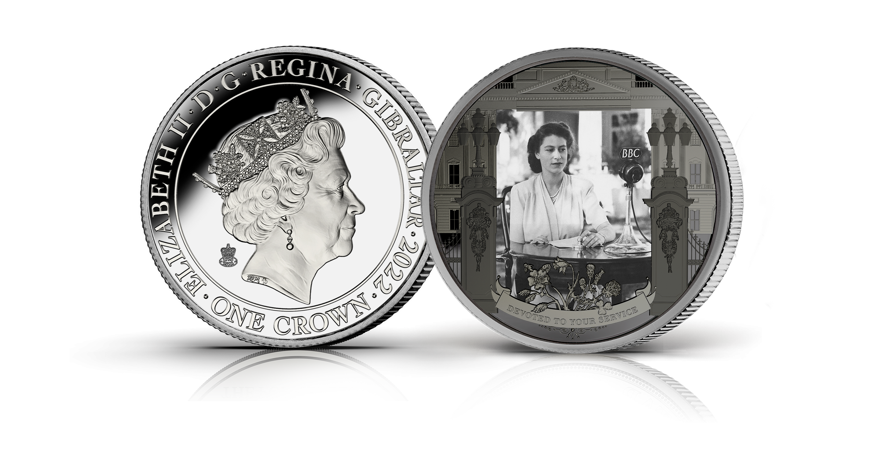 The Queen Elizabeth II 'Everlasting Promise' Remembrance Black Gold Layered Coin