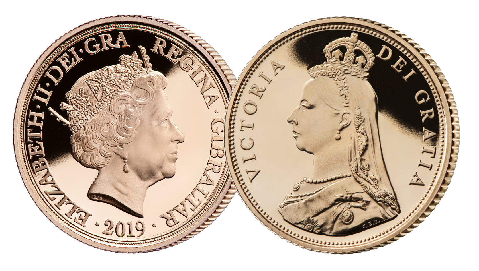 Half Sovereign with Obverse Side Half Sovereign with Obverse Side
