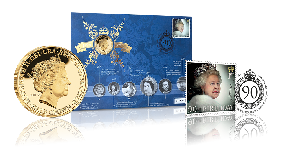 The Queen Elizabeth II 90th Birthday Philatelic Numismatic Cover The Queen Elizabeth II 90th Birthday Philatelic Numismatic Cover