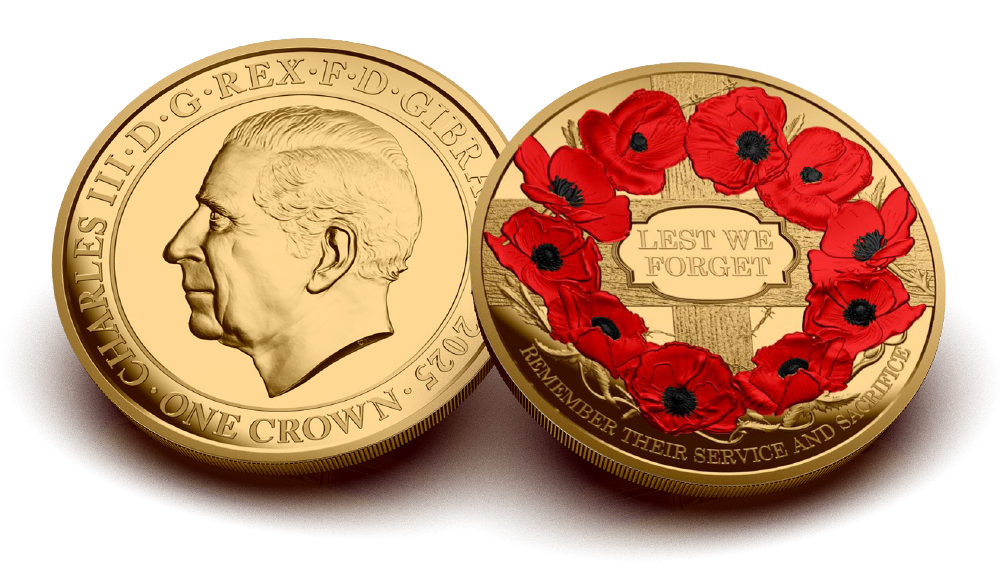  Remembrance 2025: The Voices of Veterans Fairmined Gold Layered Crown