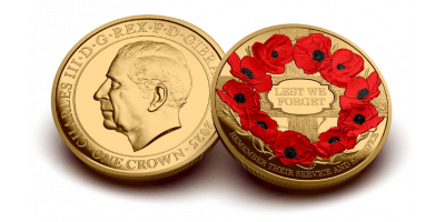 Remembrance 2025: The Voices of Veterans Fairmined Gold Layered Crown