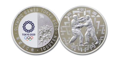 Official Tokyo 2020 Judo Paralympics 1oz Pure Silver Coin