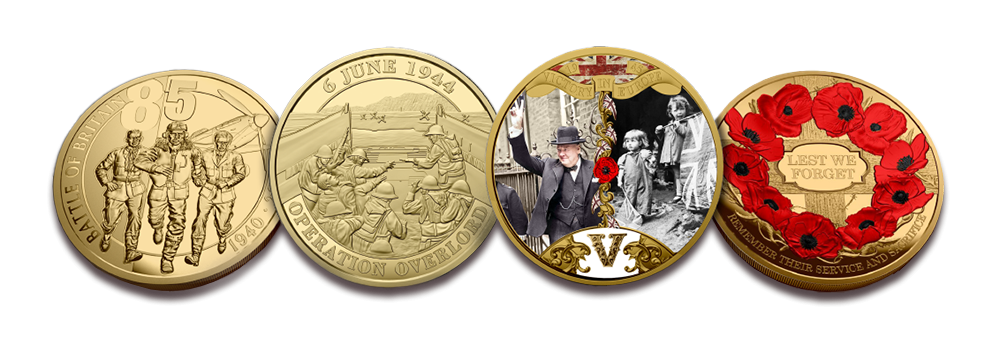 Service, Sacrifice and Victory Coin Set