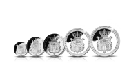 Silver_Sheild_Five_coin_set_closed_up_with_rims