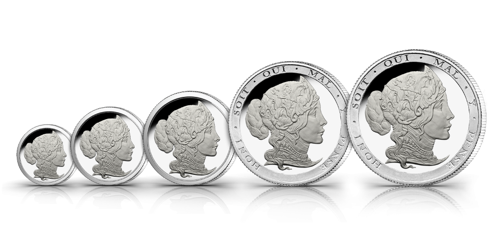Sovereign 2023: 'The Love Story' Proof Silver Sovereign Five Coin Set