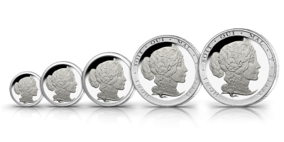 Silver Sovereign 2023: 'The Love Story' Five Coin Set