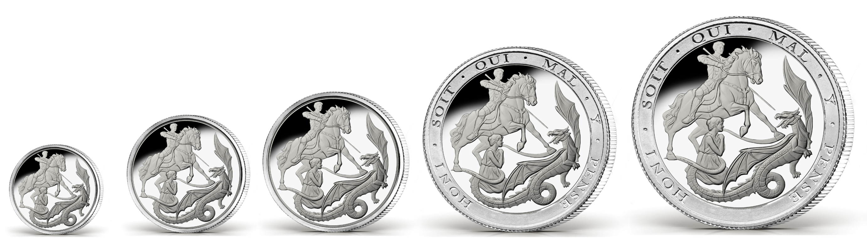 The 2022 Silver Sovereign Five-Coin Set