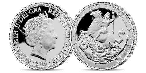 The World's First Silver Double Sovereign struck in pure