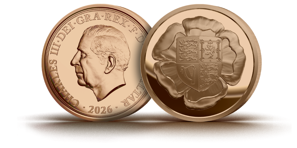 Sovereign 2026 'The Maklouf Masterpiece' Tudor Rose Brilliant Uncirculated One Eighth Sovereign